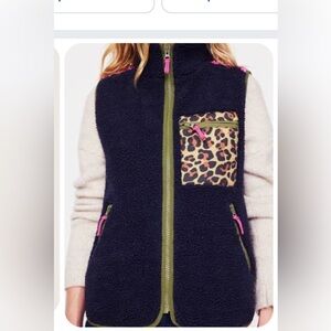 Boden women’s Truro Borg Gilet vest size 0